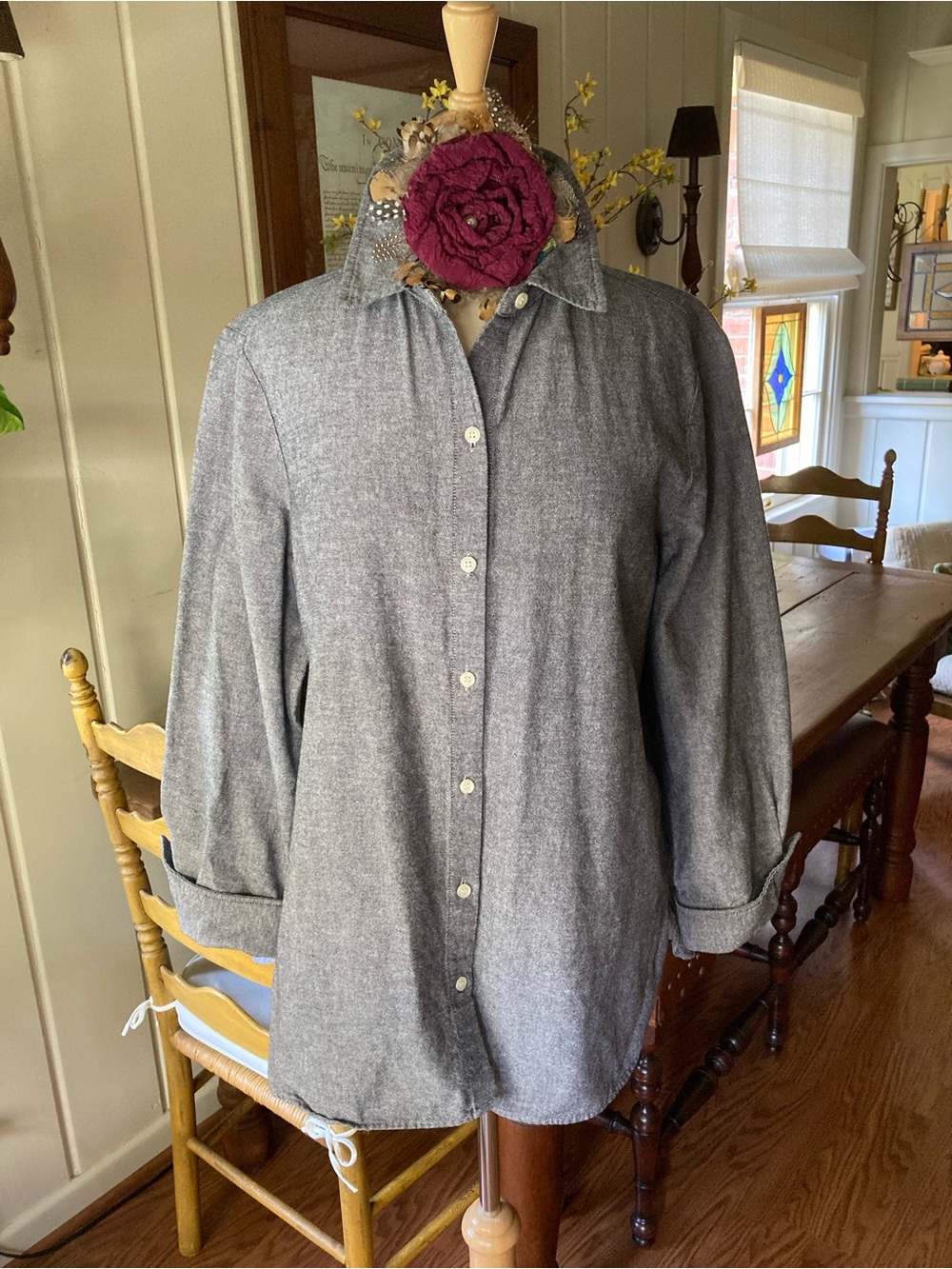 Women’s Max Studio Denim Tunic/Blouse XL